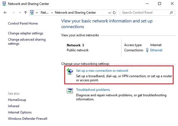 Connect two computers via WiFi